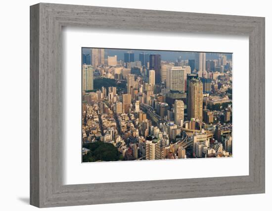 High-rises in downtown Tokyo, Japan-Keren Su-Framed Photographic Print