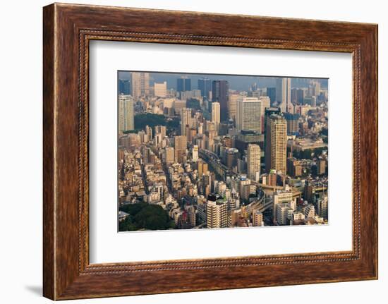 High-rises in downtown Tokyo, Japan-Keren Su-Framed Photographic Print