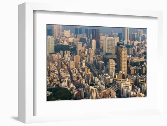 High-rises in downtown Tokyo, Japan-Keren Su-Framed Photographic Print