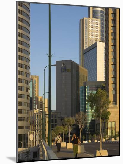High Rising Buildings and Sheraton City Tower Hotel, Ramat Gan, Tel Aviv, Israel, Middle East-Eitan Simanor-Mounted Photographic Print