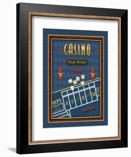 High Roller-Daphne Brissonnet-Framed Art Print