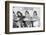 High school biology class  Manzanar Relocation Center, 1943-Ansel Adams-Framed Photographic Print