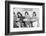 High school biology class  Manzanar Relocation Center, 1943-Ansel Adams-Framed Photographic Print