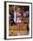 High School Girls Basketball Players in Action During a Game-null-Framed Photographic Print