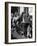 High School Student Passing Note to Classmate Sitting Behind Her-Nina Leen-Framed Photographic Print