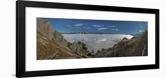 High Seas, Photographed from the Nockspitze-Niki Haselwanter-Framed Photographic Print