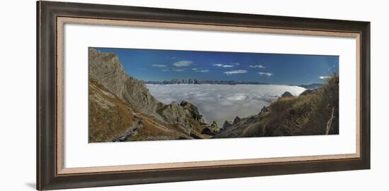 High Seas, Photographed from the Nockspitze-Niki Haselwanter-Framed Photographic Print