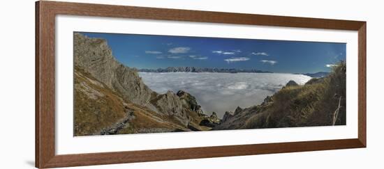 High Seas, Photographed from the Nockspitze-Niki Haselwanter-Framed Photographic Print