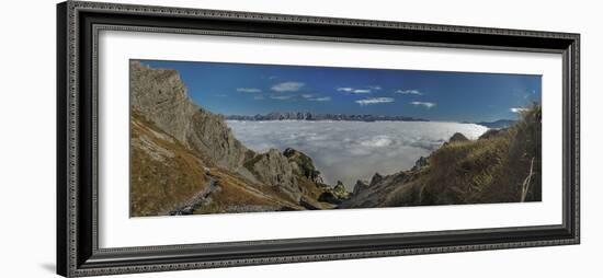 High Seas, Photographed from the Nockspitze-Niki Haselwanter-Framed Photographic Print