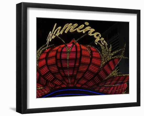 High Section View of a Casino, Flamingo Casino, Las Vegas, Nevada, USA-null-Framed Photographic Print