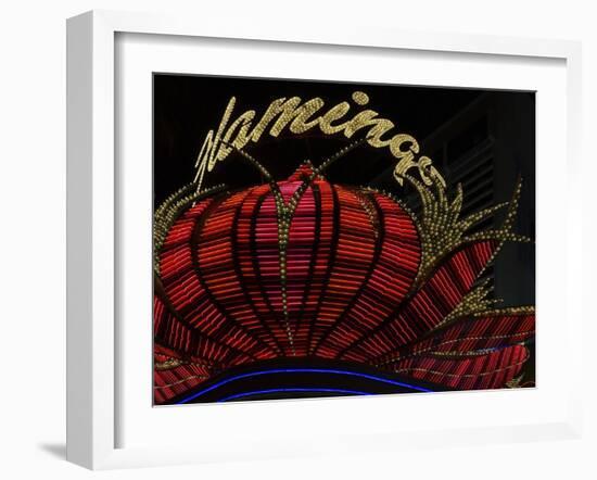 High Section View of a Casino, Flamingo Casino, Las Vegas, Nevada, USA-null-Framed Photographic Print