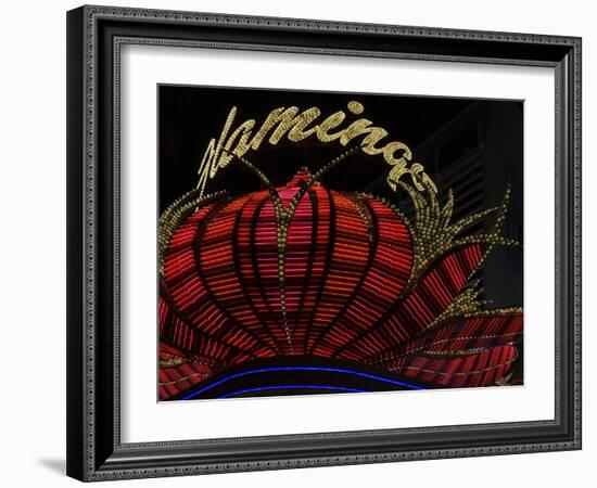 High Section View of a Casino, Flamingo Casino, Las Vegas, Nevada, USA-null-Framed Photographic Print