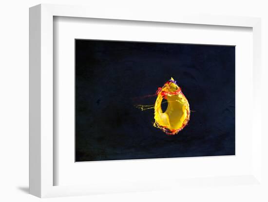 High Speed Flash Capturing Bursting Balloon and Visible Sound Wave Distortions-Yon Marsh-Framed Photographic Print