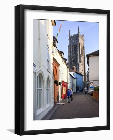 High Street and Church of St. Peter and St. Paul, Cromer, Norfolk, England, United Kingdom, Europe-Mark Sunderland-Framed Photographic Print