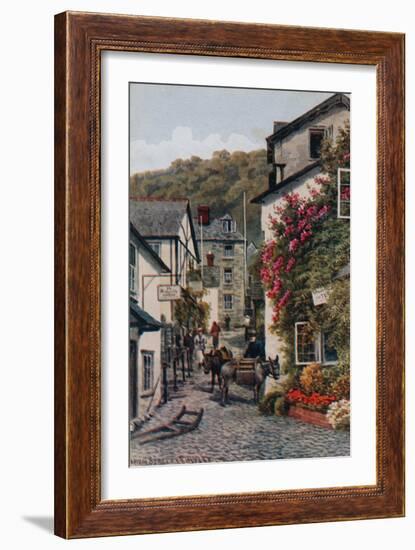 High Street, Clovelly-Alfred Robert Quinton-Framed Giclee Print