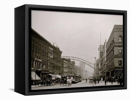 High Street, Columbus, Ohio-null-Framed Stretched Canvas