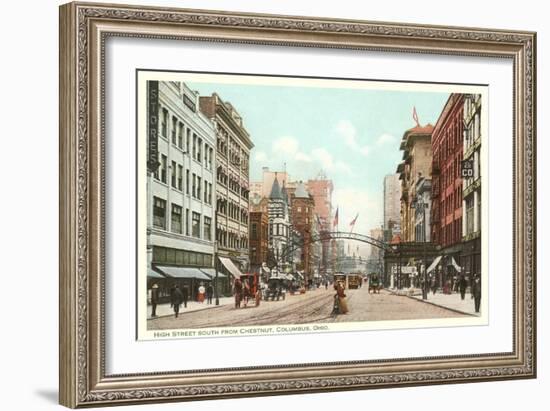 High Street, Columbus, Ohio-null-Framed Art Print