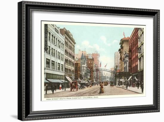 High Street, Columbus, Ohio-null-Framed Art Print