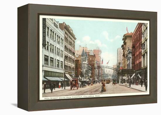 High Street, Columbus, Ohio-null-Framed Stretched Canvas