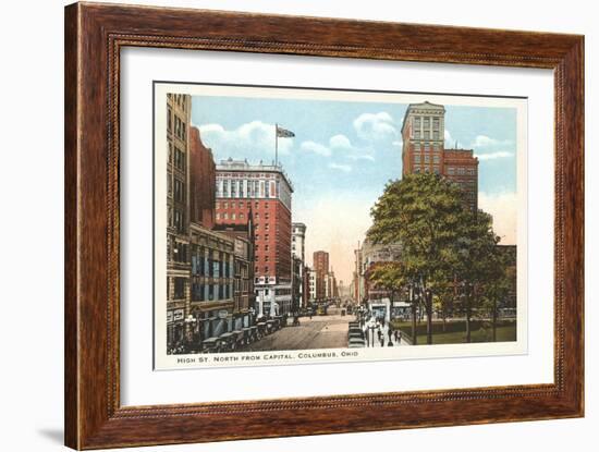 High Street, Columbus, Ohio-null-Framed Art Print