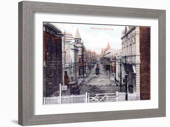 High Street, Fremantle, Australia, C1900s-null-Framed Giclee Print