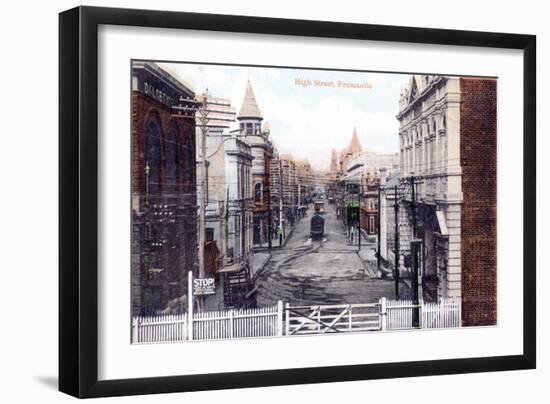 High Street, Fremantle, Australia, C1900s-null-Framed Giclee Print