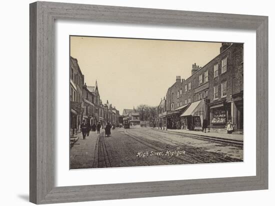 High Street, Highgate, London-English Photographer-Framed Photographic Print