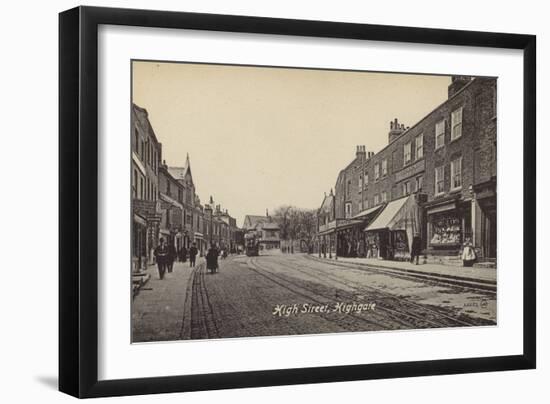 High Street, Highgate, London-English Photographer-Framed Photographic Print