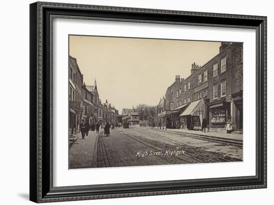 High Street, Highgate, London-English Photographer-Framed Photographic Print