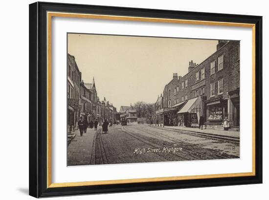 High Street, Highgate, London-English Photographer-Framed Photographic Print