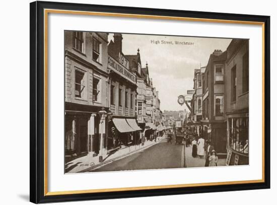 High Street in Winchester-null-Framed Photographic Print