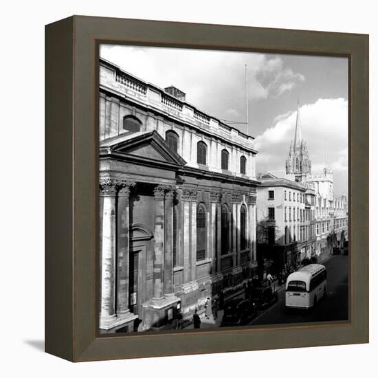 High Street, Oxford, Circa 1953-Staff-Framed Premier Image Canvas