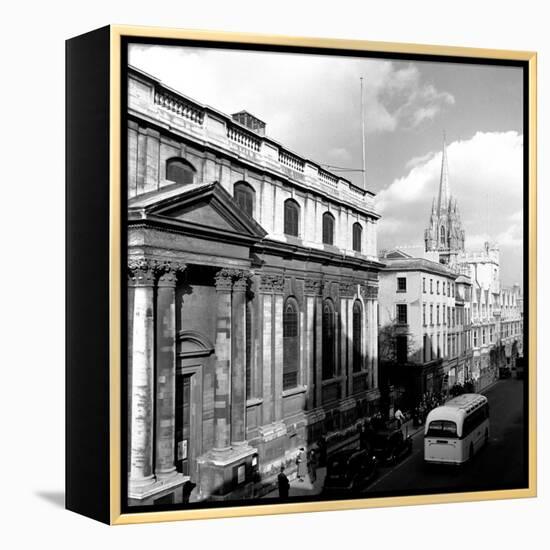 High Street, Oxford, Circa 1953-Staff-Framed Premier Image Canvas