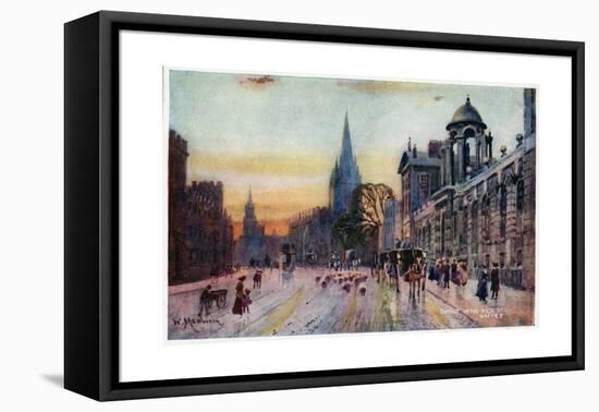 High Street, Oxford-William Matthison-Framed Premier Image Canvas