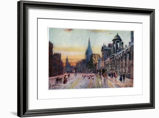 High Street, Oxford-William Matthison-Framed Giclee Print