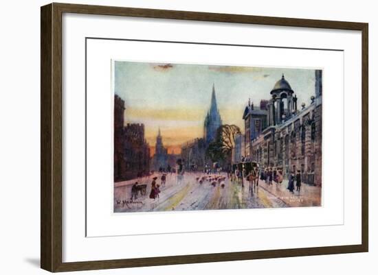 High Street, Oxford-William Matthison-Framed Giclee Print