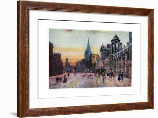 High Street, Oxford-William Matthison-Framed Giclee Print