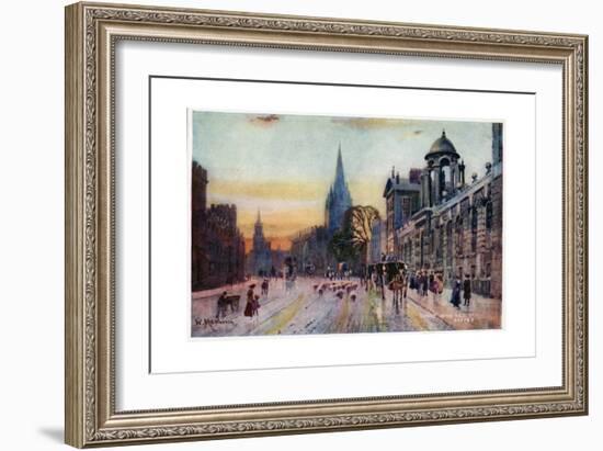 High Street, Oxford-William Matthison-Framed Giclee Print