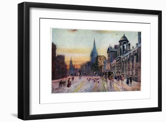 High Street, Oxford-William Matthison-Framed Giclee Print