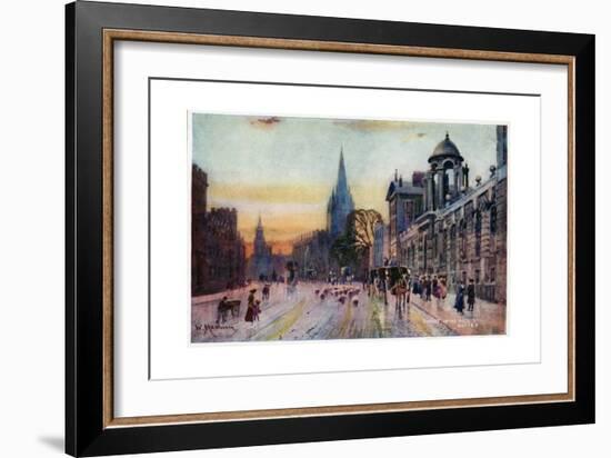 High Street, Oxford-William Matthison-Framed Giclee Print