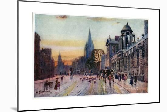 High Street, Oxford-William Matthison-Mounted Giclee Print