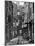 High Street Slum Buildings in Glasgow-null-Mounted Photographic Print