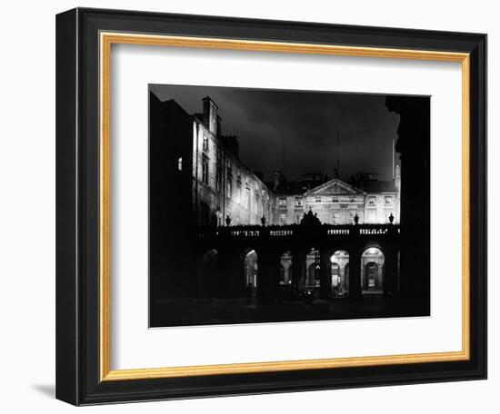 High Street Undergoes Experimental Floodlighting, Edinburgh-null-Framed Photographic Print