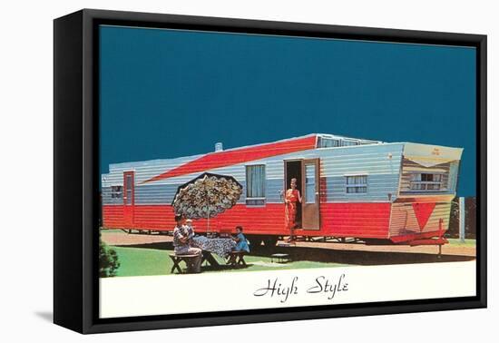 High Style, Big Trailer, Retro-null-Framed Stretched Canvas