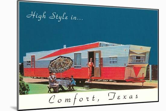 High Style in Comfort, Texas-null-Mounted Art Print