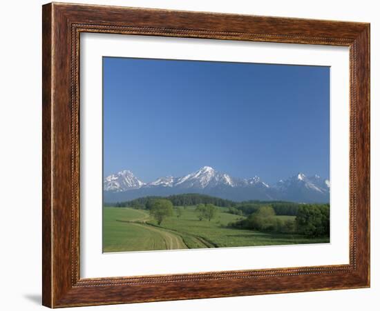 High Tatra Mountains from Near Poprad, Slovakia-Upperhall-Framed Photographic Print