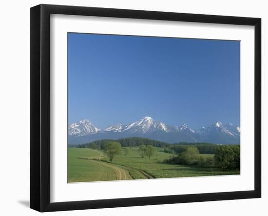 High Tatra Mountains from Near Poprad, Slovakia-Upperhall-Framed Photographic Print
