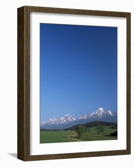 High Tatra Mountains from Near Poprad, Slovakia-Upperhall-Framed Photographic Print