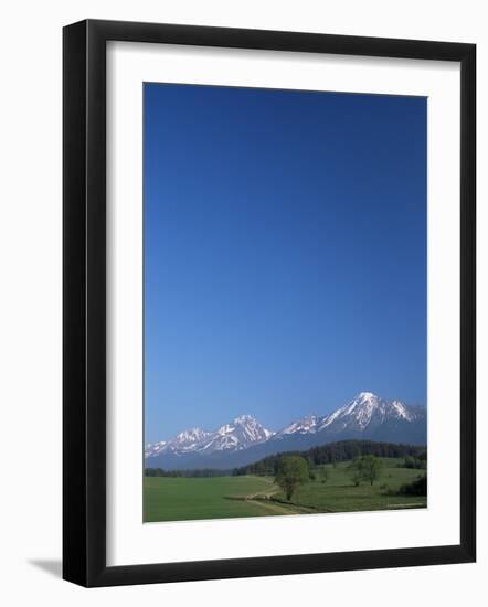 High Tatra Mountains from Near Poprad, Slovakia-Upperhall-Framed Photographic Print