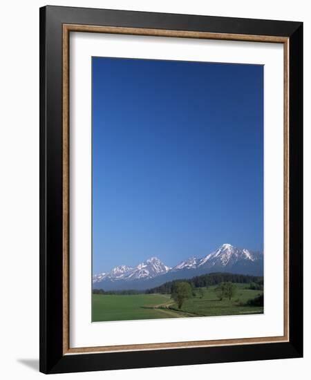 High Tatra Mountains from Near Poprad, Slovakia-Upperhall-Framed Photographic Print